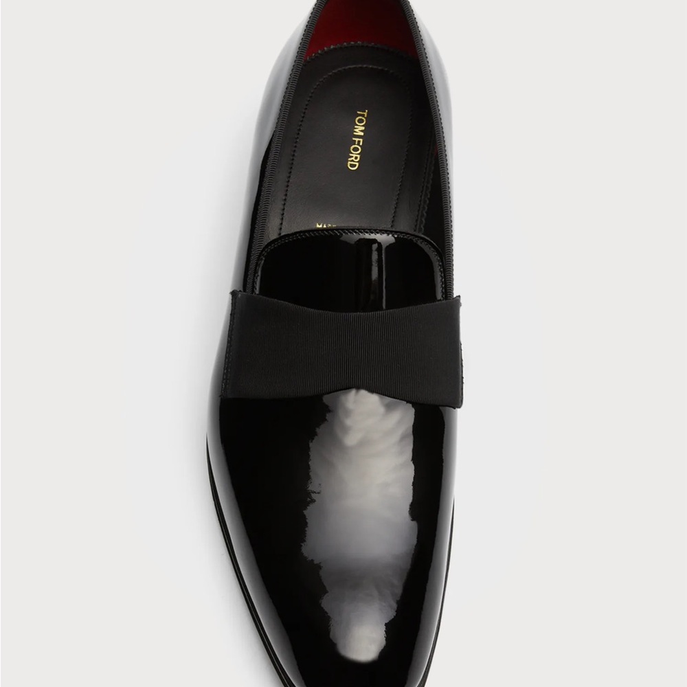 Tom Ford Glossy Black Loafers